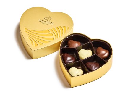 Gold Collection Heart Gift Box, 6 Pieces | 65g For Sale