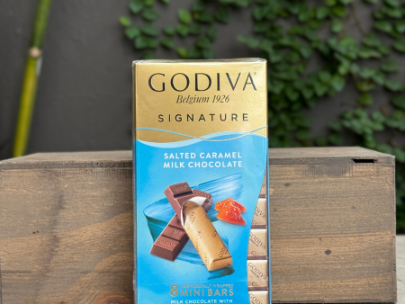 Godiva Signature Salted Caramel Milk Chocolate Mini Bars, 3.1 oz Hot on Sale