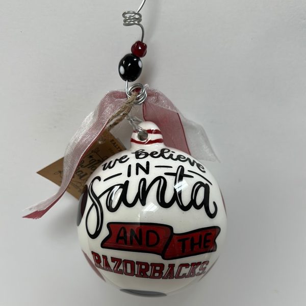 ARKANSAS WE BELIEVE ORNAMENT-5279 Online now