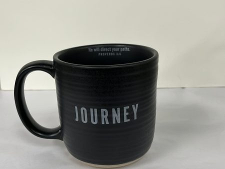 JOURNEY TEXTURED BLACK MUG-6984 For Cheap