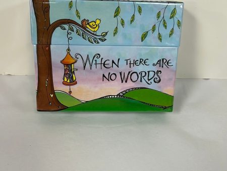 WHEN ARE NO WORDS BOX CARDS-7072 Discount