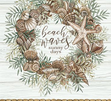 CIN2169 - Beach Waves Wreath - 12x18 Cheap