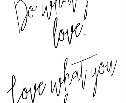 HK116 - Do What You Love - 12x16 Discount