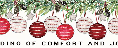 CIN2111 - Tidings of Comfort Ornaments - 18x6 Fashion