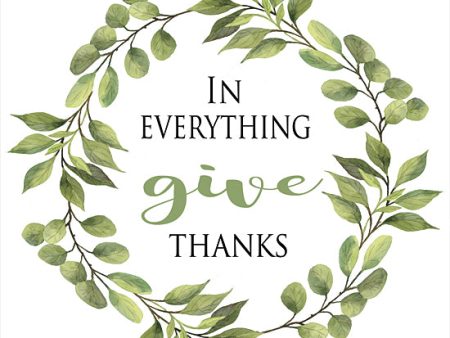 CIN2147 - In Everything Give Thanks Wreath - 12x12 Sale