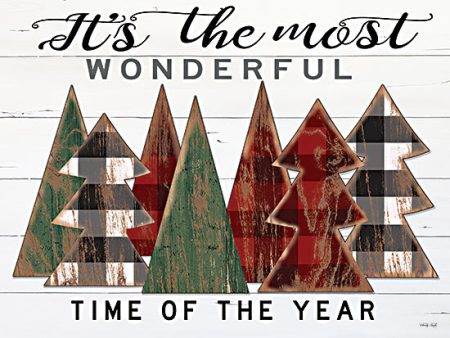 CIN2119 - It s the Most Wonderful Time Plaid Trees - 16x12 Supply