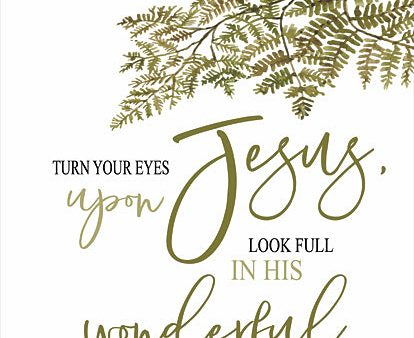 CIN2142 - Turn Your Eyes Upon Jesus - 12x16 For Cheap