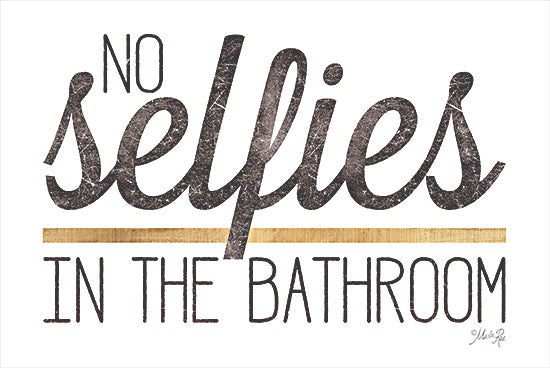 MAZ5654 - No Selfies in the Bathroom - 18x12 on Sale