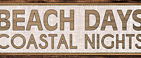 CIN2190 - Beach Days Coastal Nights I   - 18x6 Online